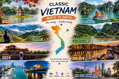 CLASSIC VIETNAM - NORTH TO SOUTH  12D11N